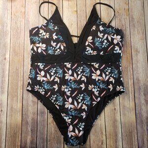 Shein flower pattern swimsuit size 3XL